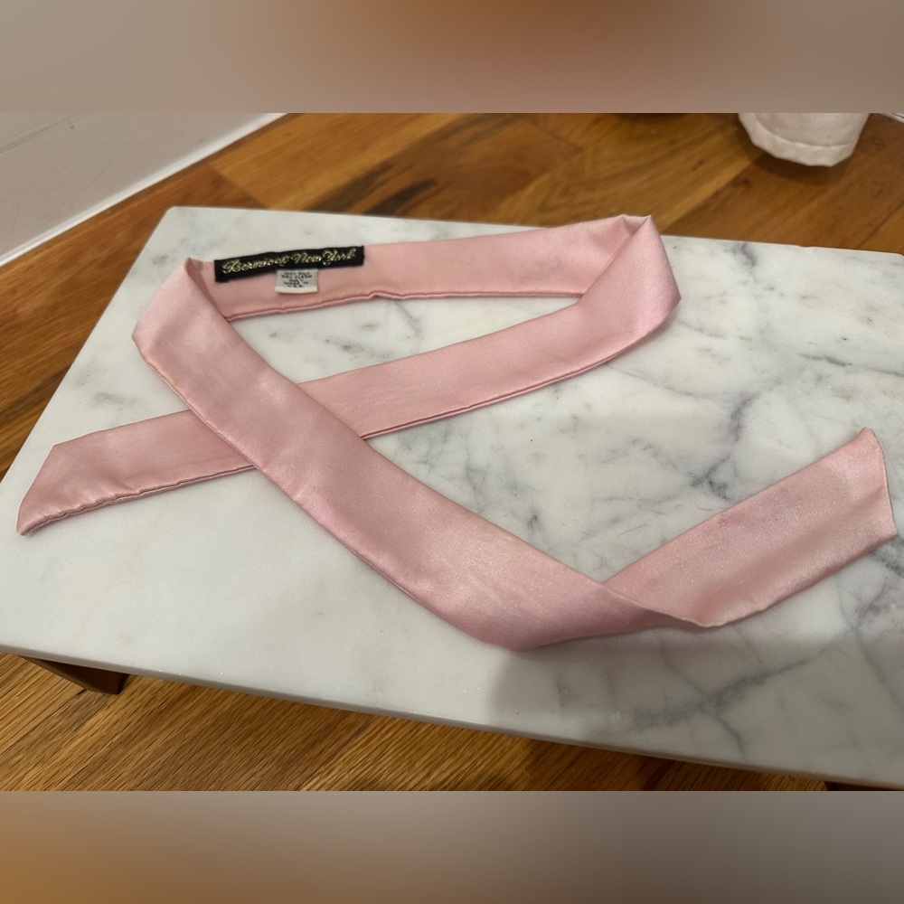 Bernie of New York Pink Silk Headband/scarf